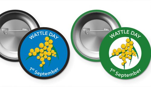Wattle Day Badges