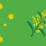Wattle Day Flag Product
